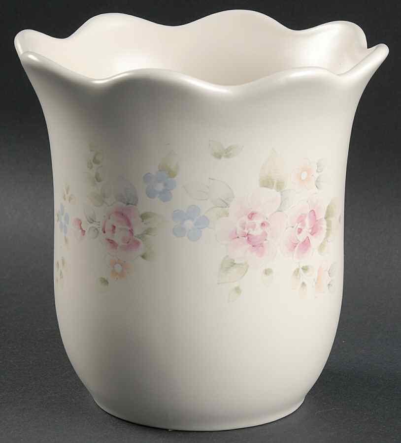 Tea Rose Large Gadget Crock by Pfaltzgraff-1