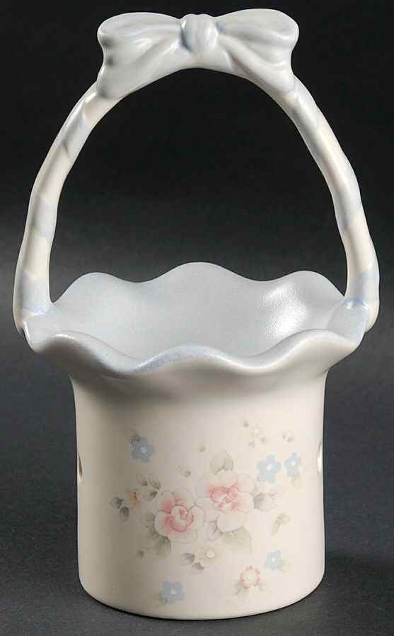 Tea Rose Wax Tart Burner/Warmer by Pfaltzgraff-1