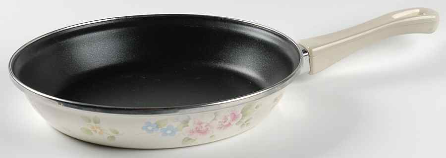 Tea Rose 10" Open Frypan by Pfaltzgraff-1