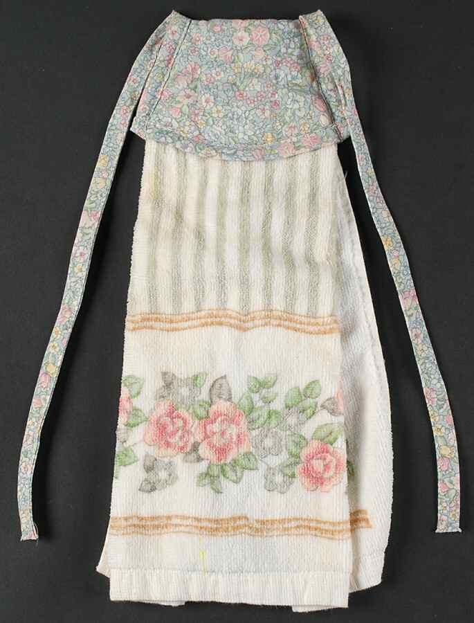 Tea Rose Cloth Tie Towel by Pfaltzgraff-1