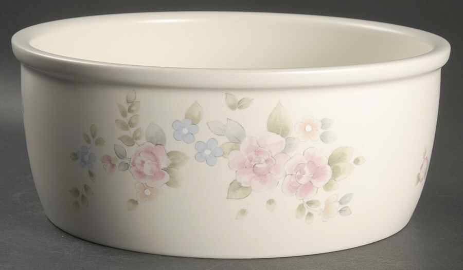 Tea Rose Grande Open Baking Crock by Pfaltzgraff-1
