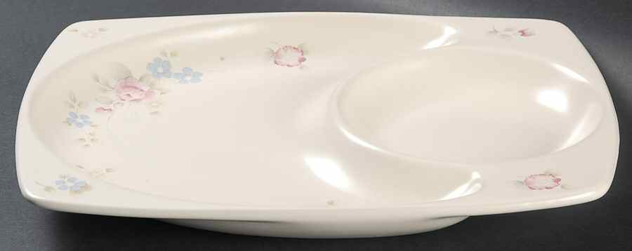 Tea Rose 11" Rectangular Snack Tray by Pfaltzgraff-1