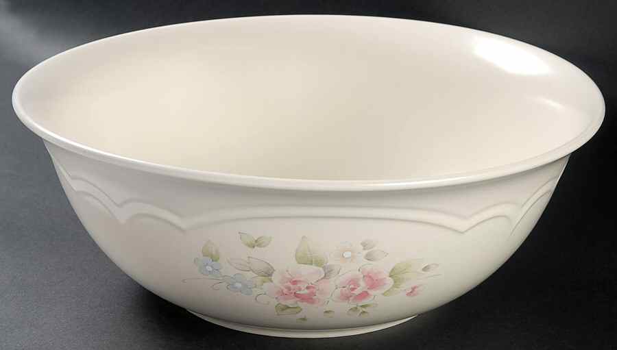 Tea Rose 12" Large Salad Serving Bowl by Pfaltzgraff-1