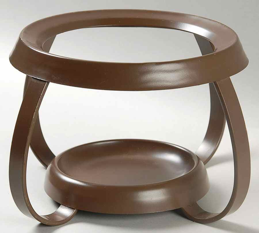 Tea Rose Metal Fondue-Warmer Stand by Pfaltzgraff-1