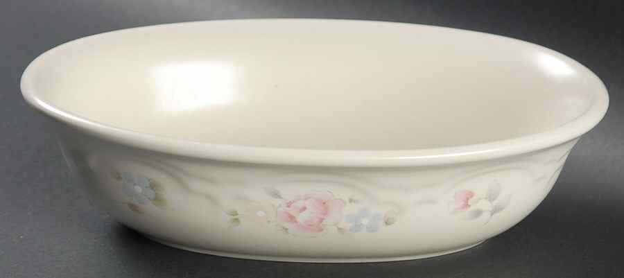 Tea Rose 8" Oval Vegetable Bowl by Pfaltzgraff-1