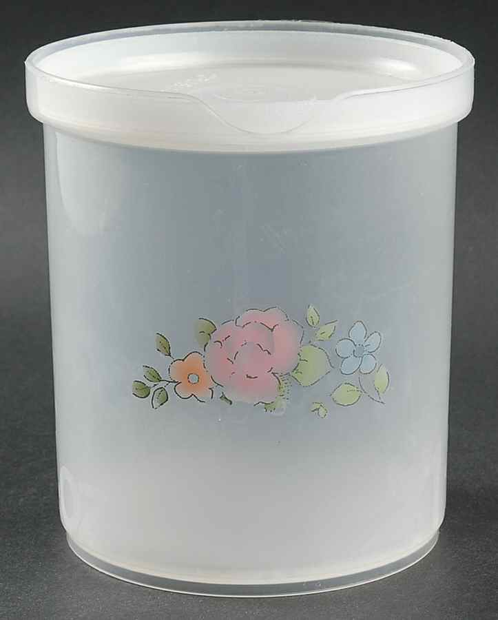 Tea Rose 34 Oz Freezer Container by Pfaltzgraff-1
