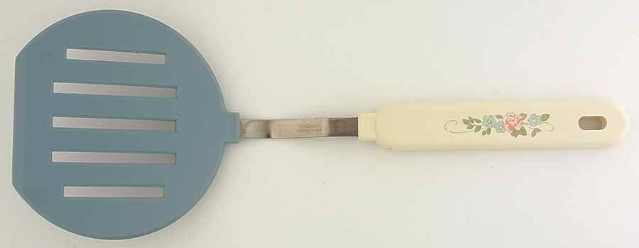 Tea Rose Slotted Nylon Spatula by Pfaltzgraff-1