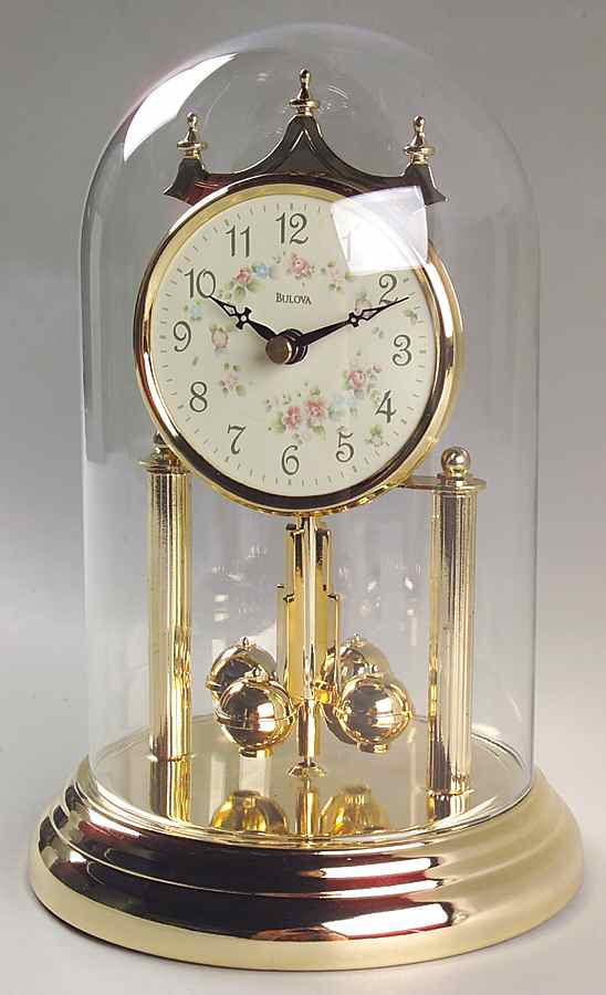 Tea Rose Anniversary Clock by Pfaltzgraff-1