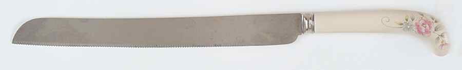 Tea Rose Cake Knife/Server with Stainless Blade by Pfaltzgraff-1