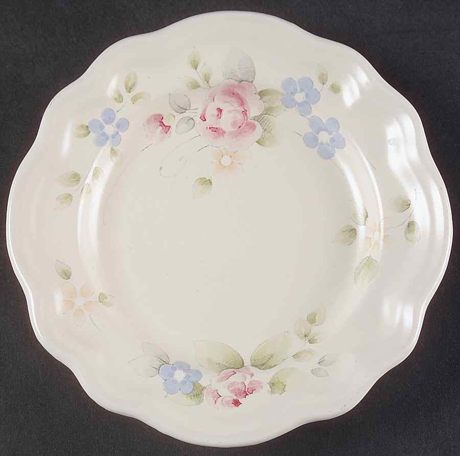 Tea Rose Bread & Butter Plate by Pfaltzgraff-1