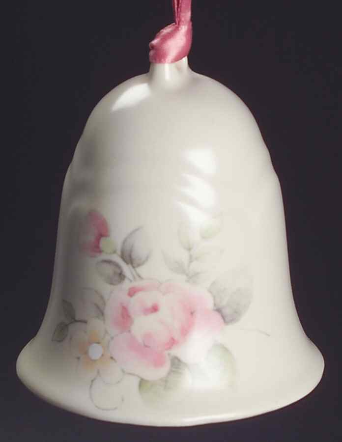 Tea Rose 1988 Collector Bell by Pfaltzgraff-1