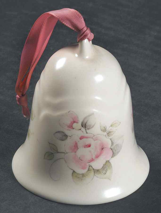 Tea Rose 1990 Collector Bell by Pfaltzgraff-1
