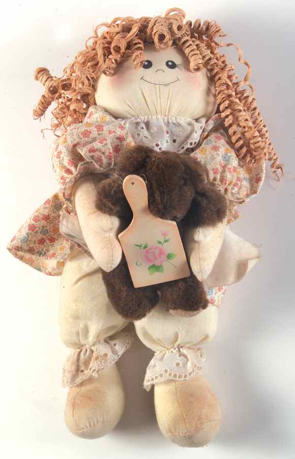 Tea Rose Raffia Doll by Pfaltzgraff-1
