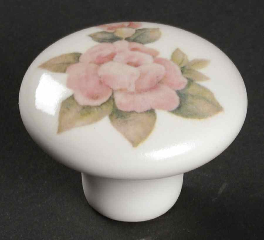 Tea Rose Drawer/Cabinet Pull/Knob by Pfaltzgraff-1