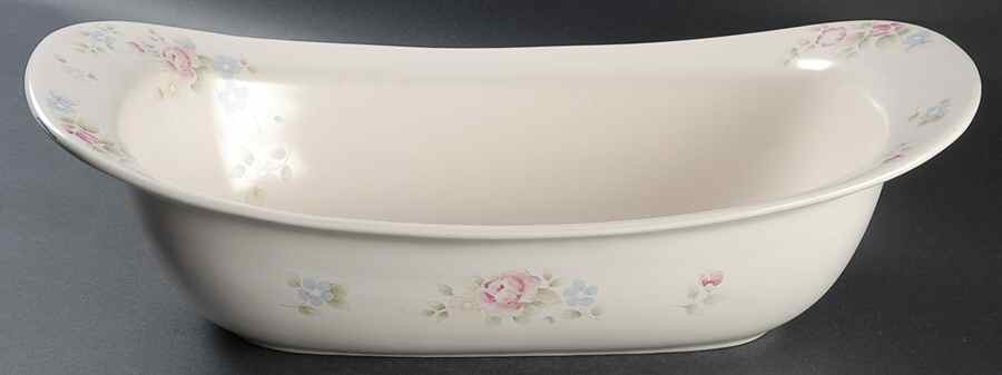 Tea Rose Scoop Serving Bowl by Pfaltzgraff-1