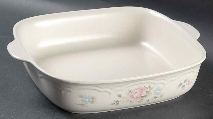 Tea Rose 10" Square Baker by Pfaltzgraff-1