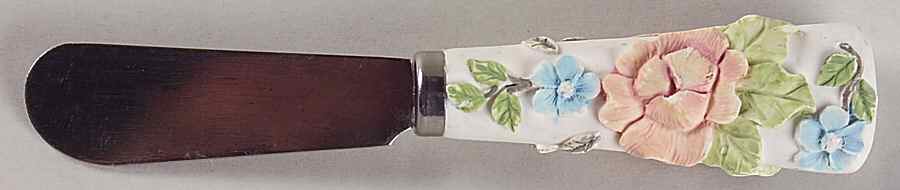 Tea Rose Spreader (for Dip and Spreader) by Pfaltzgraff-1
