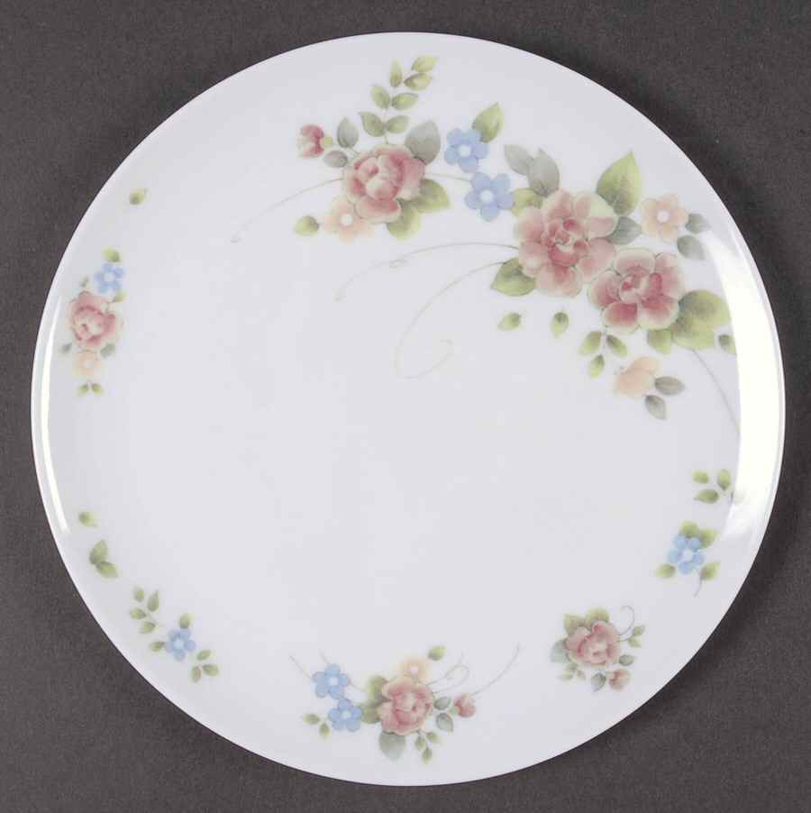 Tea Rose Melamine Salad Plate by Pfaltzgraff-1