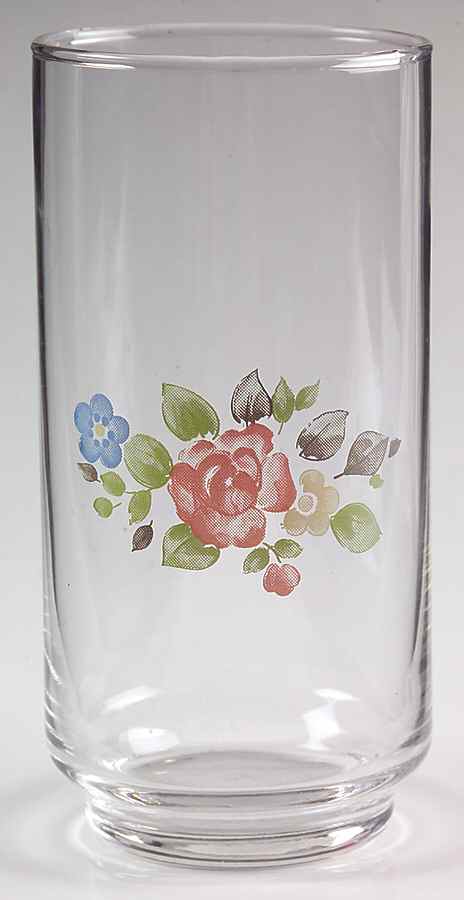 Tea Rose 14 Oz Glassware Cooler by Pfaltzgraff-1