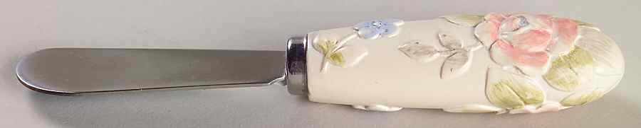 Tea Rose Spreader (For Dip and Spreader) by Pfaltzgraff-1