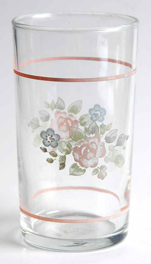 Tea Rose 6 Oz Glassware Juice by Pfaltzgraff-1