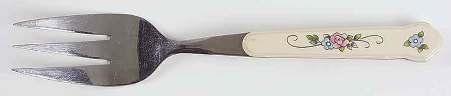 Tea Rose Cold Meat Fork by Pfaltzgraff-1