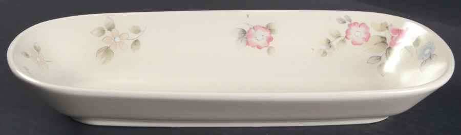 Tea Rose Deli/Celery Tray by Pfaltzgraff-1