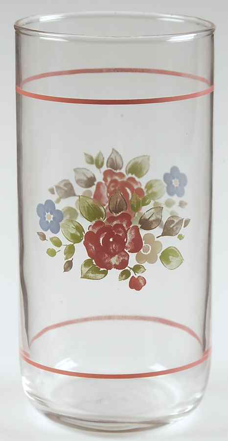 Tea Rose 14 Oz Glassware Cooler by Pfaltzgraff-1