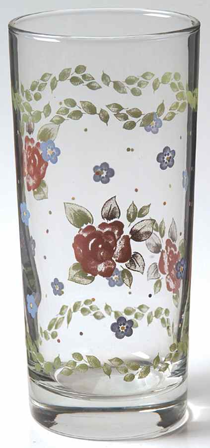 Tea Rose 17 Oz Glassware Cooler by Pfaltzgraff-1