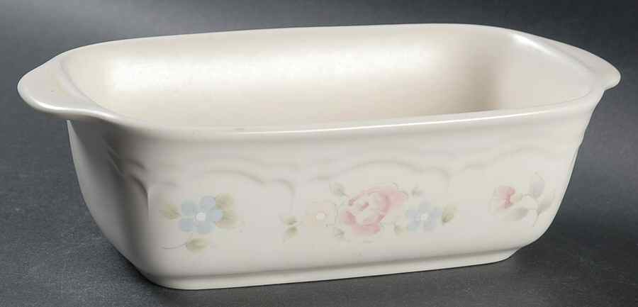 Tea Rose Mini Loaf Pan by Pfaltzgraff-1