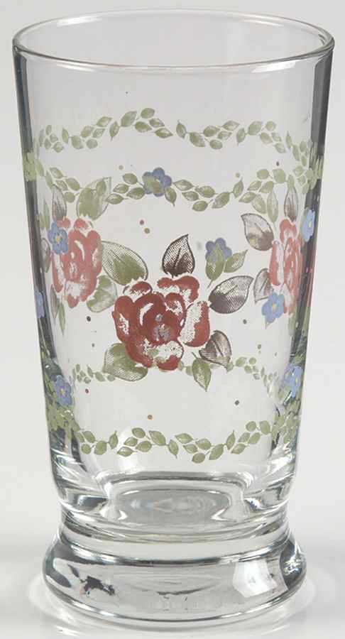 Tea Rose 6 Oz Glassware Juice by Pfaltzgraff-1