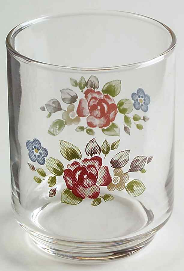 Tea Rose 4 Oz Glassware Juice by Pfaltzgraff-1