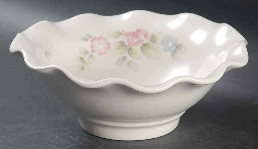 Tea Rose Small Round Fluted Bowl by Pfaltzgraff-1
