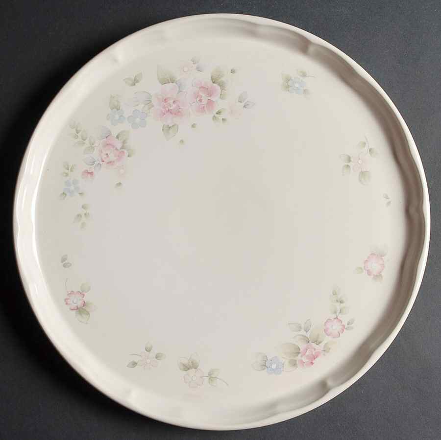 Tea Rose 12" Round Platter by Pfaltzgraff-1