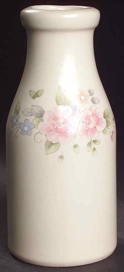 Tea Rose Milk Bottle by Pfaltzgraff-1