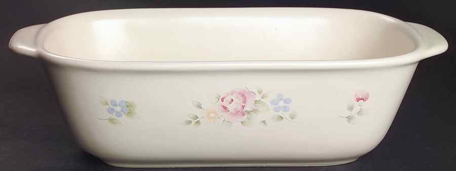 Tea Rose Loaf Pan by Pfaltzgraff-1
