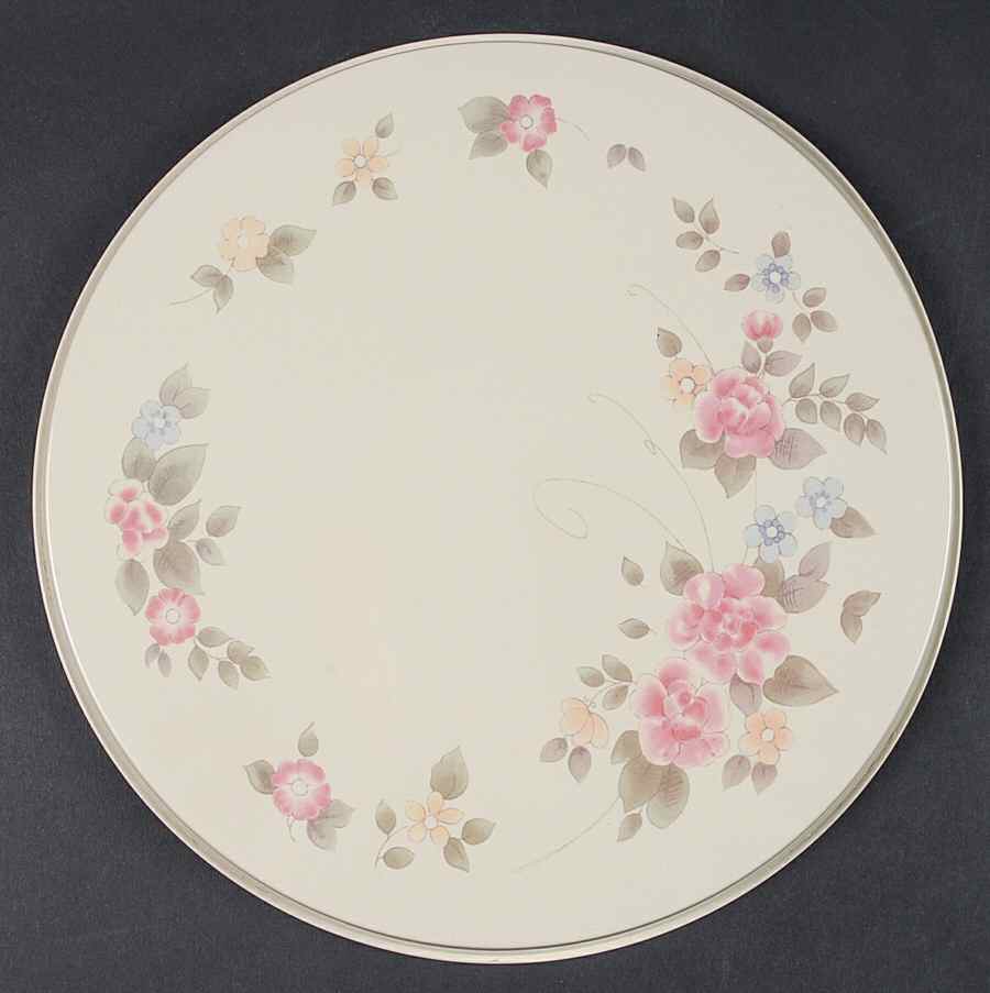 Tea Rose 10" Individual Tin Round Stove Cover by Pfaltzgraff-1