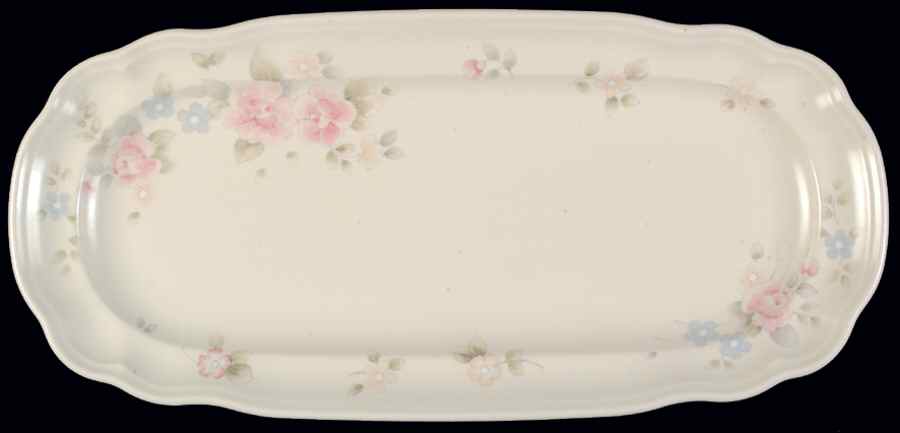 Tea Rose 16" Rectangular Serving Platter by Pfaltzgraff-1