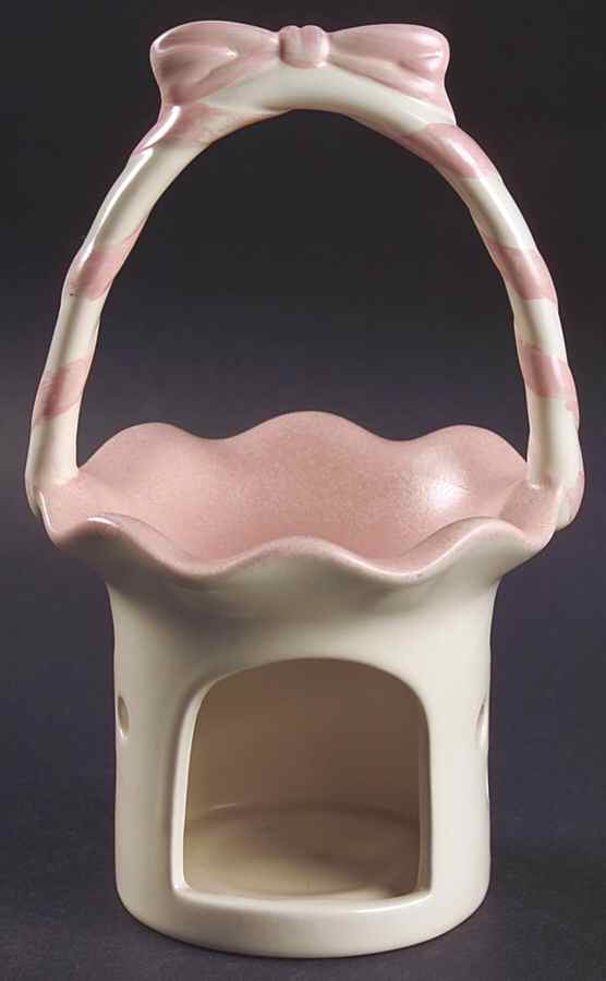 Tea Rose Wax Tart Burner/Warmer by Pfaltzgraff-1