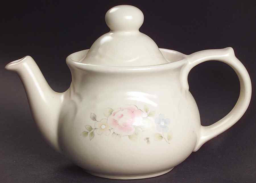 Tea Rose Mini Teapot & Lid by Pfaltzgraff-1