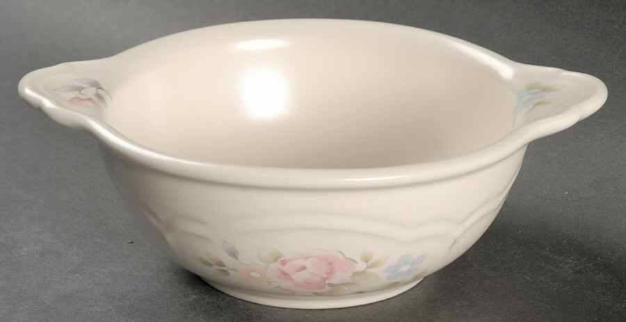 Tea Rose Lugged Soup/Cereal Bowl by Pfaltzgraff-1
