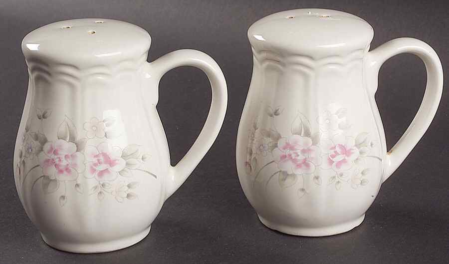 Tea Rose Stove Top Salt & Pepper Set by Pfaltzgraff-1
