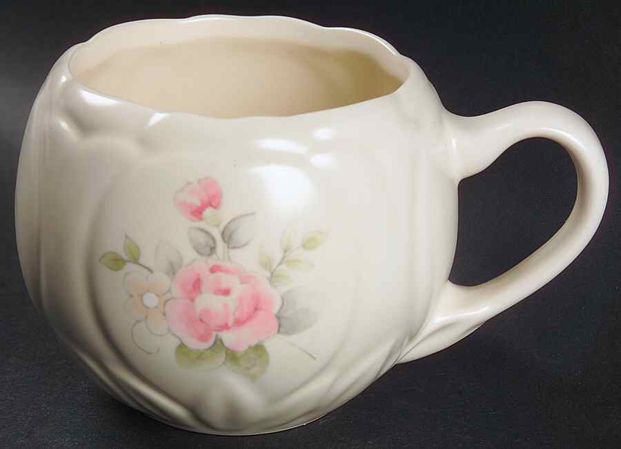 Tea Rose Sculpted Mug by Pfaltzgraff-1