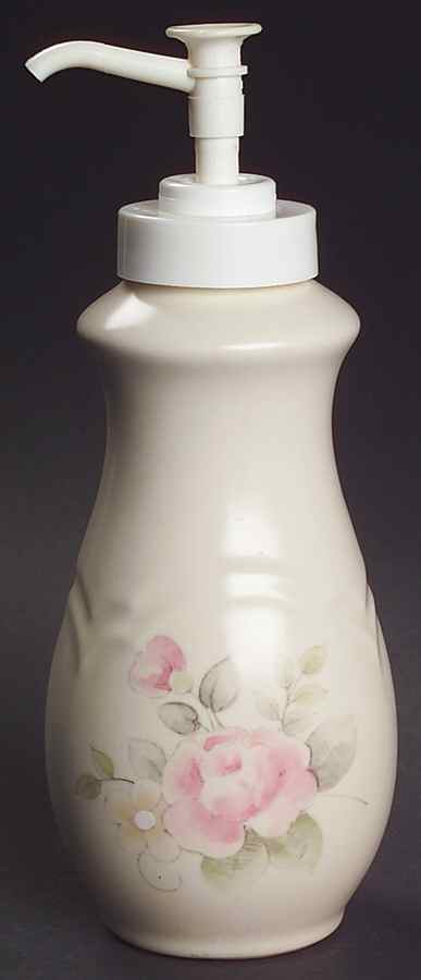 Tea Rose Lotion Dispenser by Pfaltzgraff-1