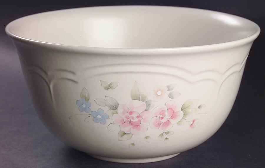 Tea Rose 8" Mixing Bowl by Pfaltzgraff-1