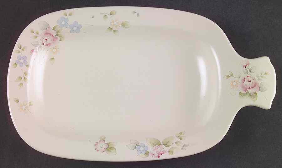 Tea Rose Party Plate by Pfaltzgraff-1