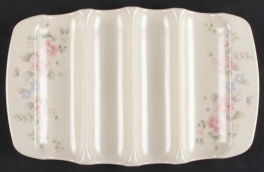 Tea Rose 13" Corn Platter by Pfaltzgraff-1
