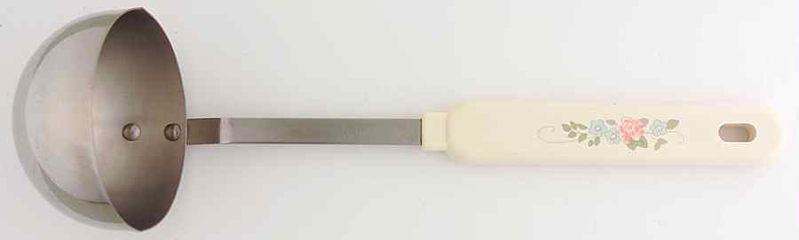 Tea Rose Soup Ladle with Stainless Bowl by Pfaltzgraff-1