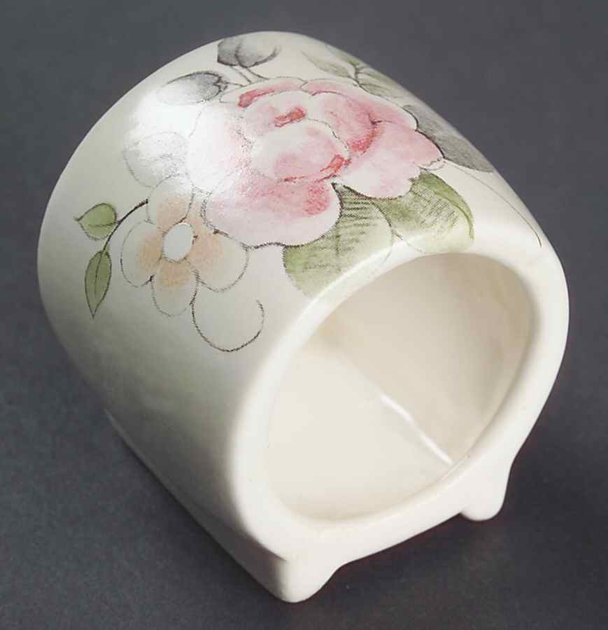 Tea Rose Napkin Ring by Pfaltzgraff-1