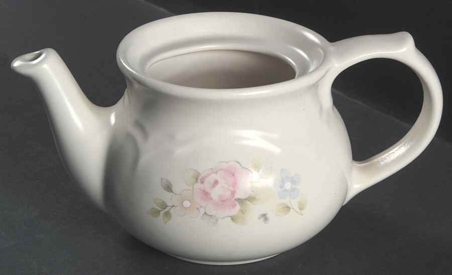 Tea Rose Mini Teapot No Lid by Pfaltzgraff-1